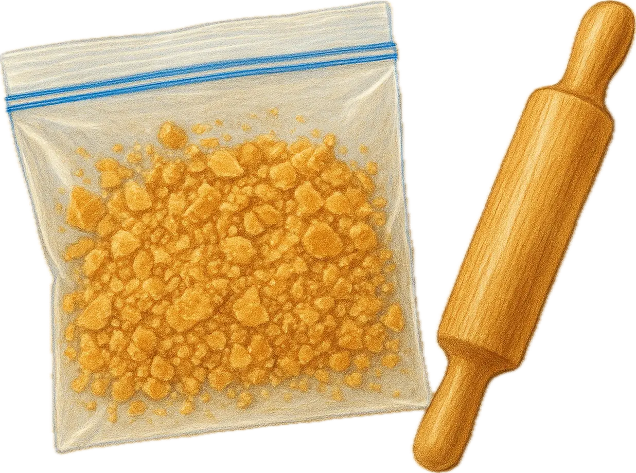 ぶどうのタルトの手順イメージ